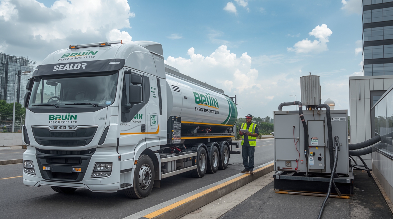 Home lucid origin a modern fuel delivery truck with the bruin energ 1